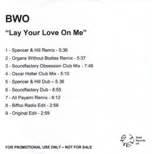Lay Your Love On Me