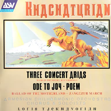 Ode To Joy, 3 Concert Arias, Ballad. Poem, March Of Zangezur