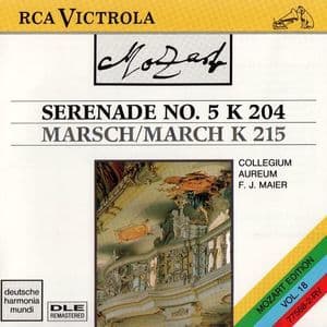 Mozart: Serenade Nr. 5 D-dur, Kv 204