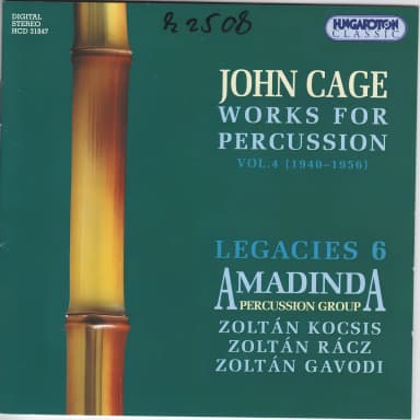 John Cage - Works For Percussion Vol. 4