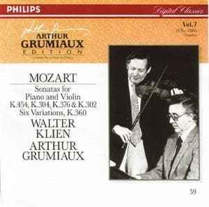 Mozart Violin Sonatas K.454, 304, 376 & 302