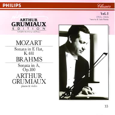 Mozart - Sonata K.481; Brahms - Sonata N.2