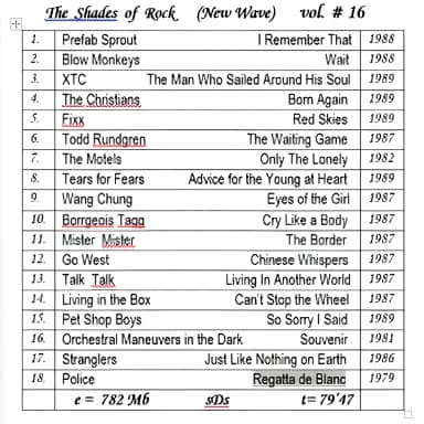 New Wawe #16. Compilation By Sk