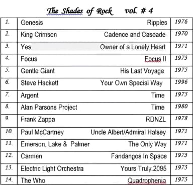 The Shades Of Rock  Vol.#4. Compilation By Sk