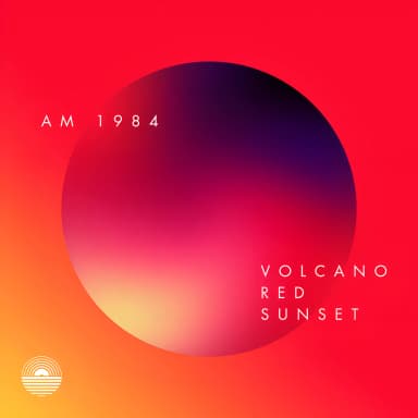 Volcano Red Sunset