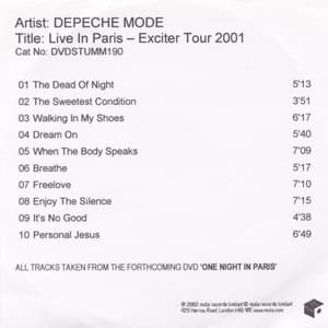 Live In Paris - Exciter Tour 2001