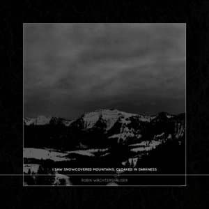 i saw snowcovered mountains, cloaked in darkness
