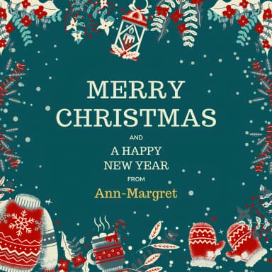 Merry Christmas and A Happy New Year from Ann-Margret