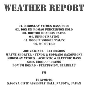 1973-08-05, Nagoya Civic Assembly Hall, Nagoya, Japan