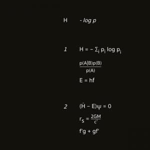 - log p