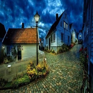 The Night Atmosphere Of The Village 2