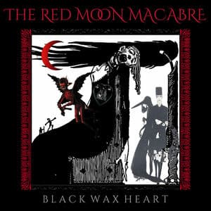 BLACK WAX HEART
