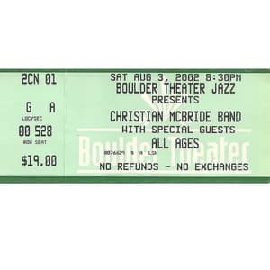 2002-08-03, Boulder Theater, Boulder, CO