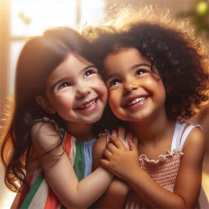Two Little Girls + Glory Be Love
