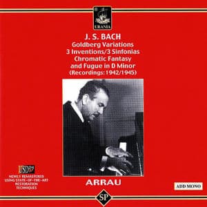 Bach: Goldberg Vatiations, 3 Inventions, 3 Sinfonias, Chromatic Fantasy and Fugue in D Minor